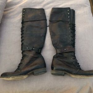 Free people leather boots